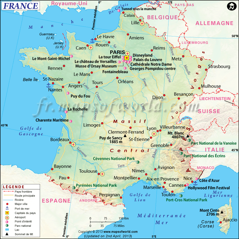 Carte de France