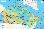 Carte du Canada