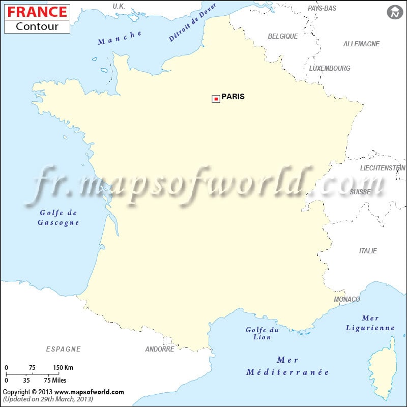 Carte Muette France