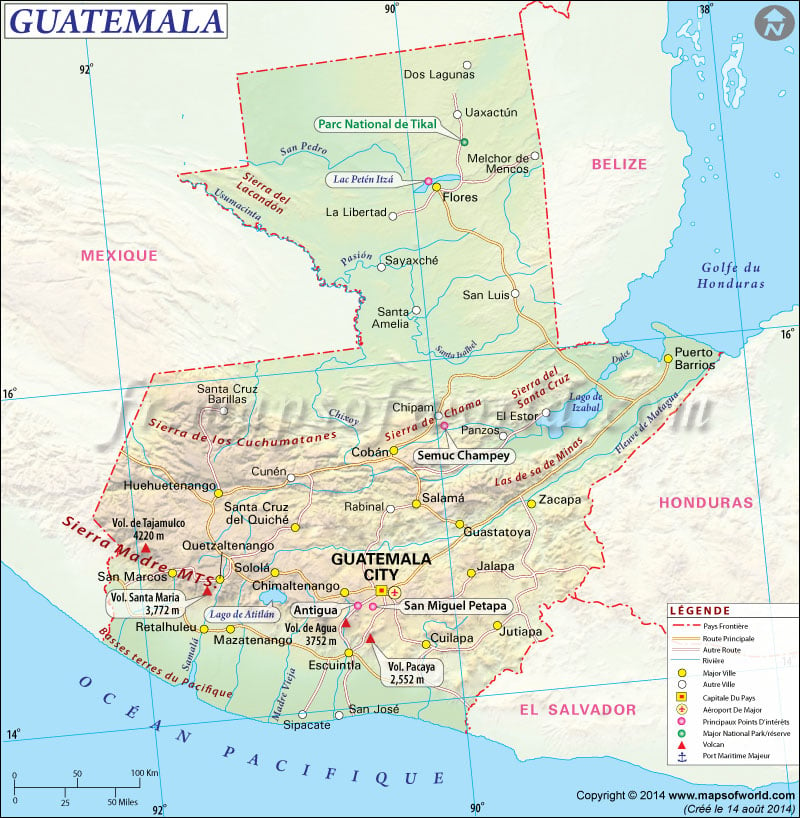 Guatemala Carte