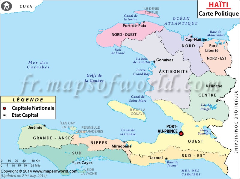 Haïti Carte