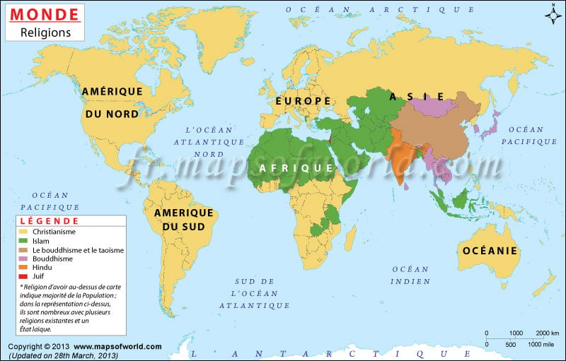 Image de la carte mondiale
