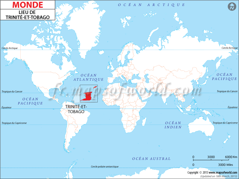 Où est la Trinité-et-Tobago