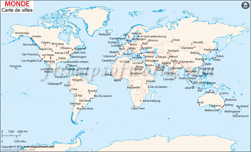 World capitals. World Map with Cities. World Map with Countries.