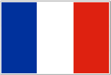 Tri couleur drapeau de la France