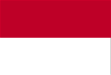 Drapeau de Indon�sie