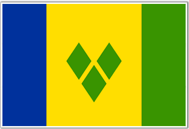 Drapeau de Saint Vincent les Grenadines