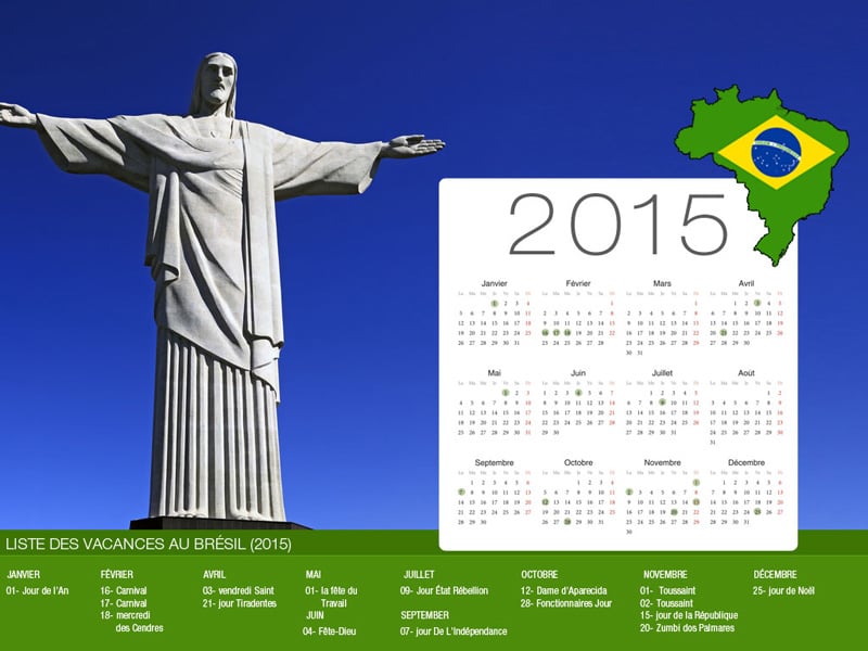 Calendrier de vacances Brésil-800x600
