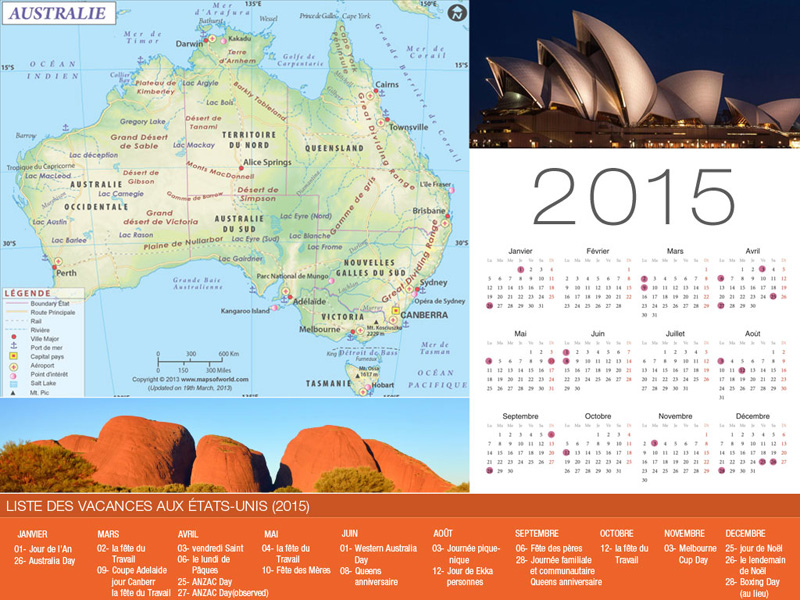 Calendrier de vacances Australie-800x600