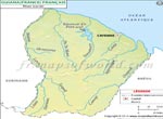 Guyane Française Rivière Carte