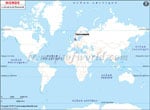 Carte de localisation du Danemark sur la carte mondiale