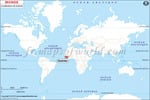 Carte de localisation du Guinee sur la carte mondiale