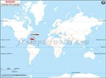 Carte de localisation du Jamaïque sur la carte mondiale