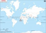 Carte de localisation du Liberia sur la carte mondiale