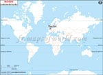 Carte de localisation du Pays-Bas sur la carte mondiale
