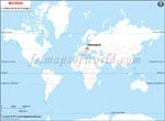 Carte de localisation du Slovaquie sur la carte mondiale