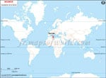 Carte de localisation du Tunisie sur la carte mondiale